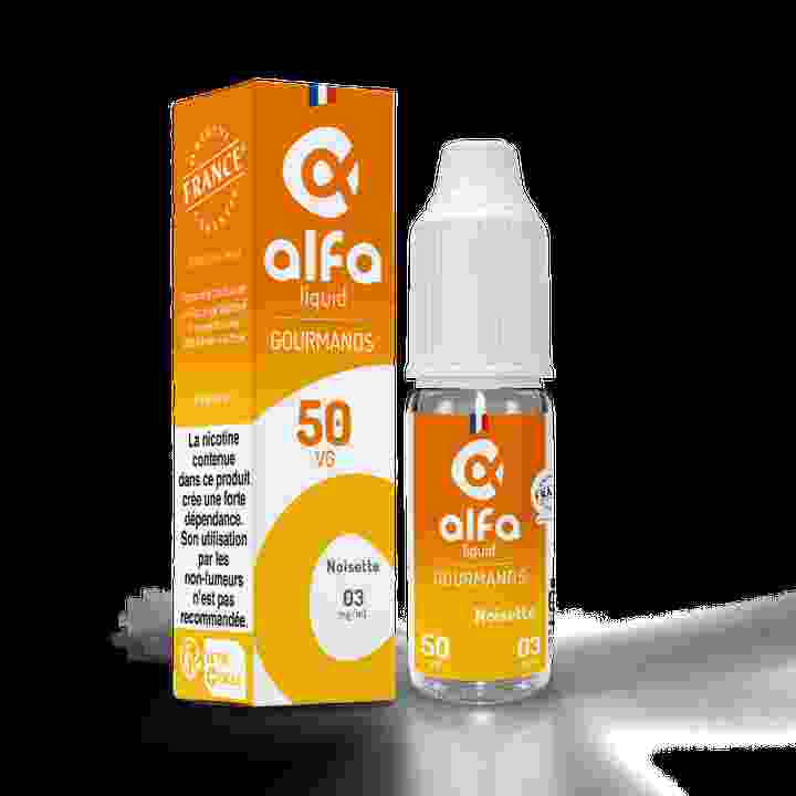 E-liquide Noisette Gourmand Alfaliquid 10ml | Saveur torréfiée | Kumo