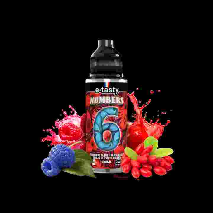 Numbers 6 Etasty 100ml Fruits Rouges Frais | Kumo