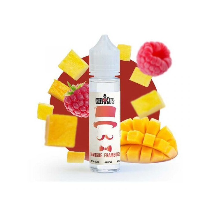 MANGUE FRAMBOISE CIRKUS 50ML | E-liquide Fruité exotique | Kumo