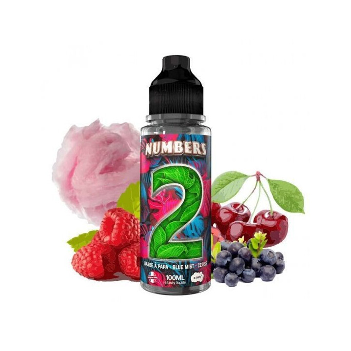 E-liquide NUMBERS 2 NUMBERS ananas framboise citron 100ML | Kumo