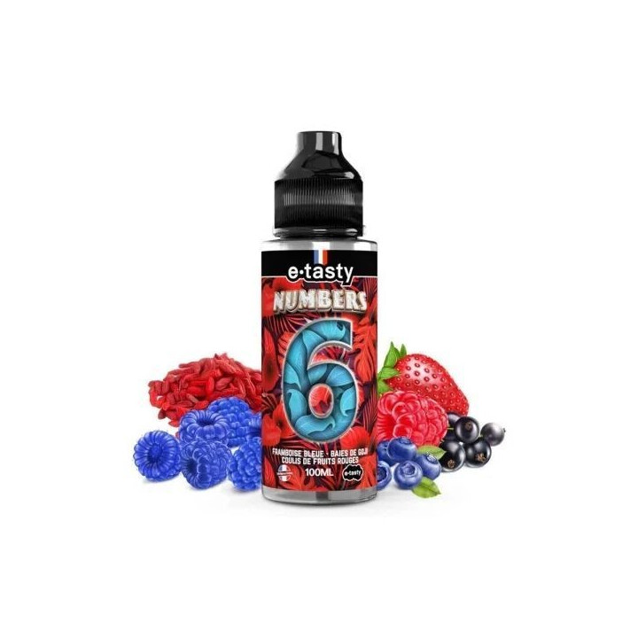 Numbers 6 Etasty 100ml Fruits Rouges Frais | Kumo