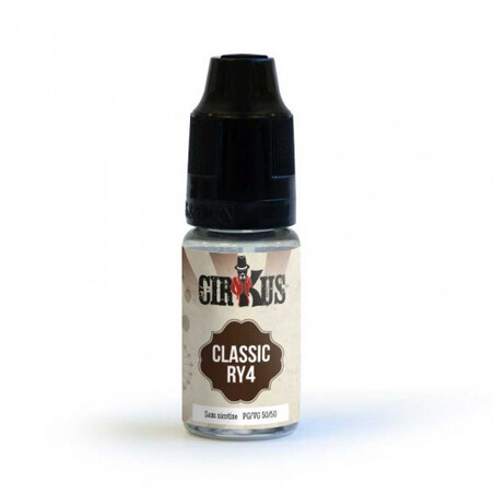 CLASSIC RY4 CIRKUS VDLV 10ML | Liquide Gourmand Débutants | KumoVape