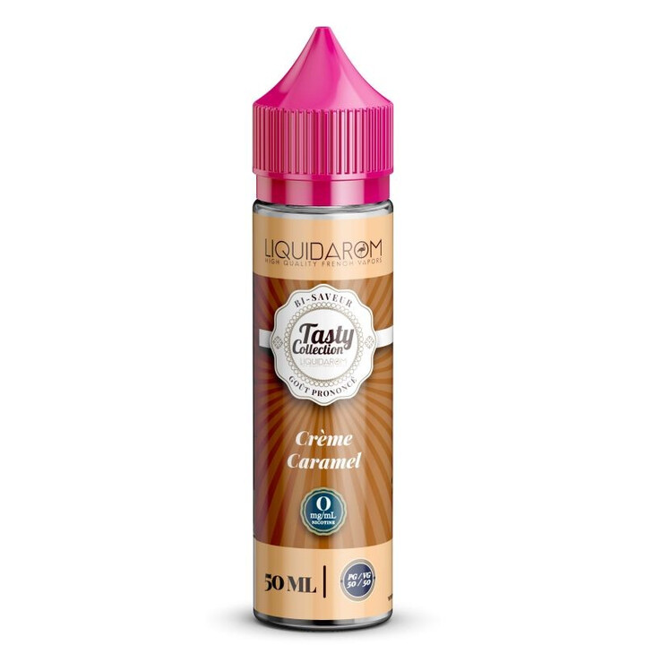 E-liquide Crème Caramel Tasty Collection LiquidArom 50ml | Kumo