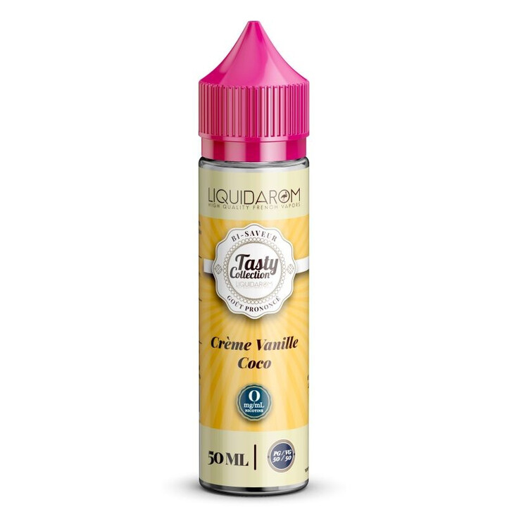 Crème Vanille Coco Tasty Collection 50ml | E-liquide Gourmand Kumo
