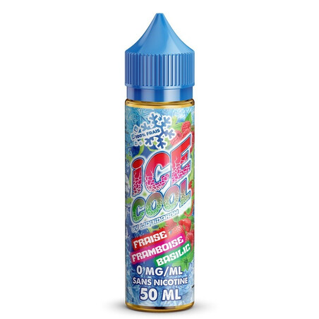 E-liquide Fraise Framboise Basilic Ice Cool LiquidArom 50ml | Kumo
