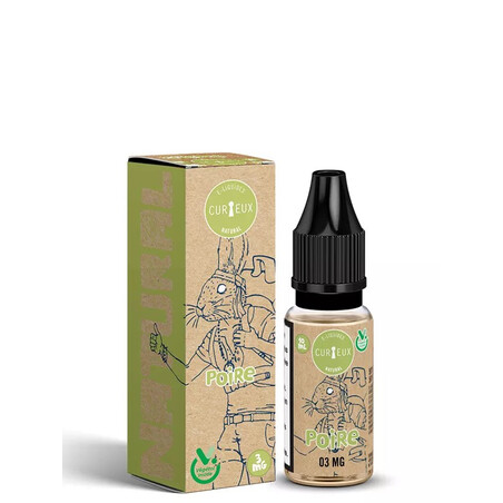 E-liquide Poire Natural Curieux 10ml Fruité | Kumo