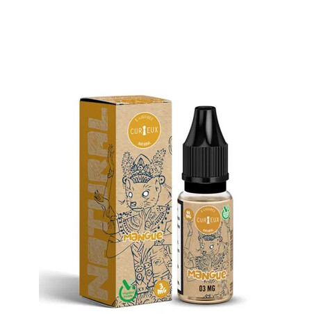 E-liquide Mangue Natural Curieux 10ml - Arômes Naturels | Kumo