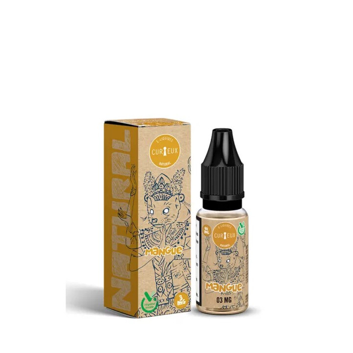 E-liquide Mangue Natural Curieux 10ml | Saveur fruitée | Kumo