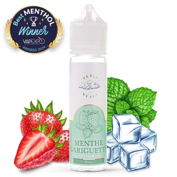 Menthe Gariguette Petit Nuage 60ml - E-liquide Frais | Kumo