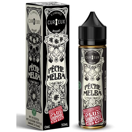 E-liquide Pêche Melba Dessert Curieux 50ml | Kumo Vape