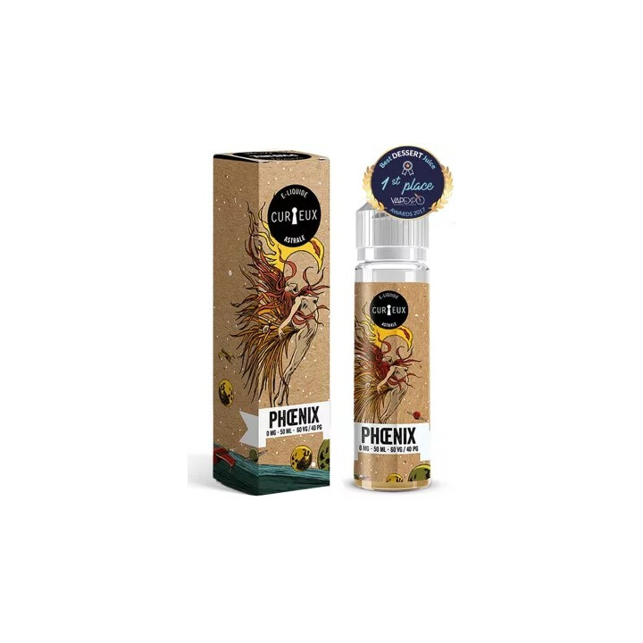 E-liquide PHOENIX ASTRALE CURIEUX 50 ML | Saveurs gourmandes | Kumo