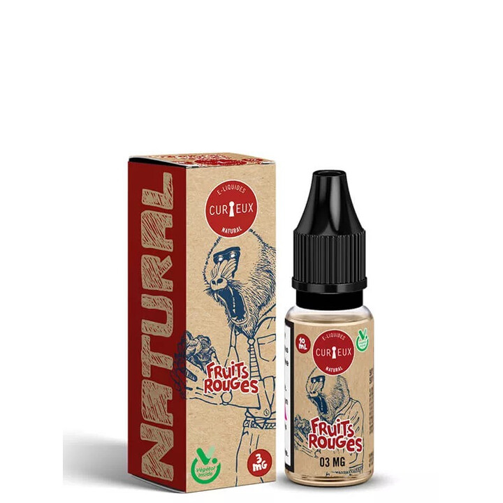 E-liquide Fruits Rouges Natural Curieux 10ml | Kumo