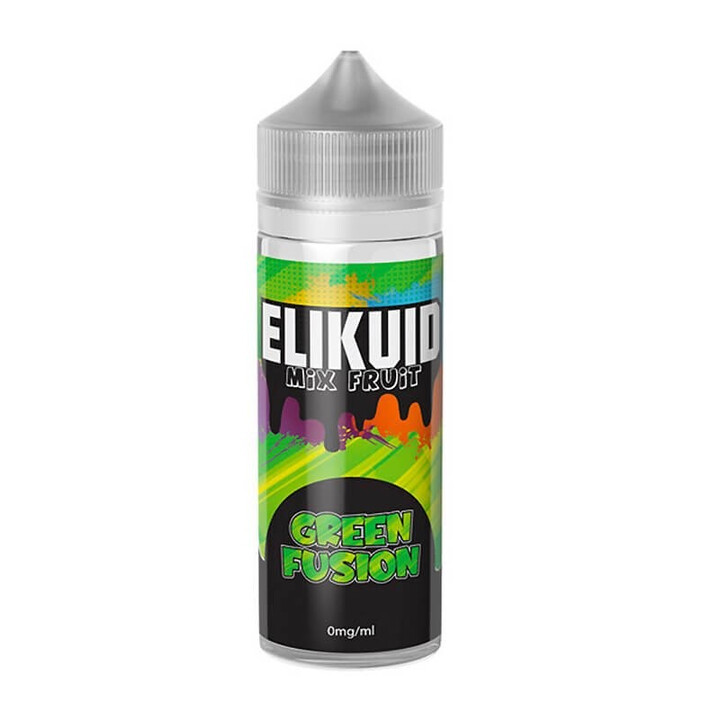 GREEN FUSION ELIKUID O JLAB 100 ML | E-liquide fruité pomme-kiwi | Kumo