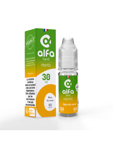 NOIX DE COCO FRUITES ALFALIQUID 10 ML