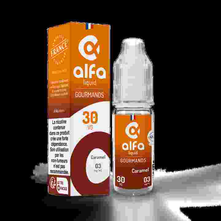 E-liquide Caramel Gourmand Alfaliquid 10ml | Saveur onctueuse | Kumo