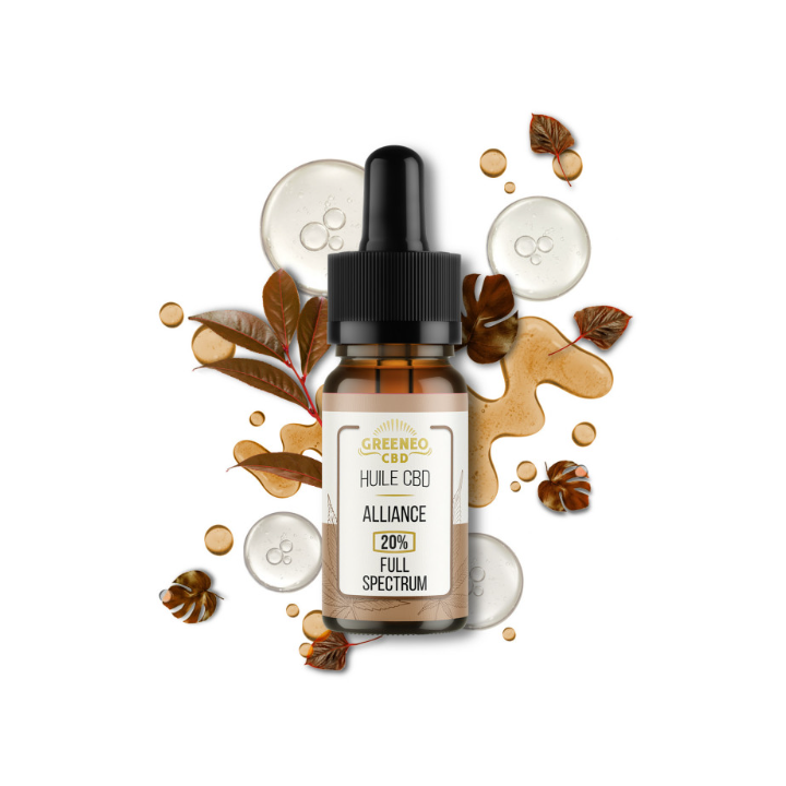 Huile CBD Alliance 20% Greeneo Full Spectrum MCT | Kumo