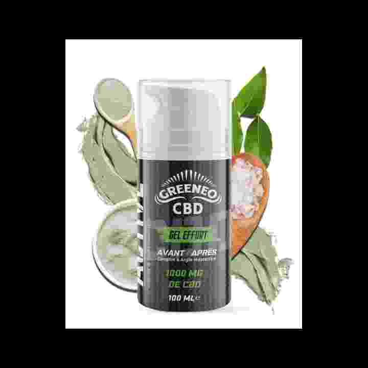 Gel Effort 1000mg CBD Greeneo - Récupération Sport | Kumo
