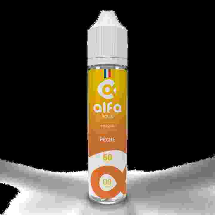 E-liquide Pêche Alfaliquid 50ml - Saveur boisson fruitée | Kumo
