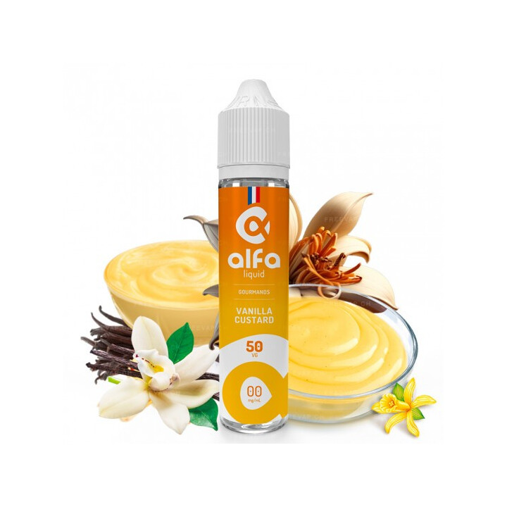 Vanille Custard Alfaliquid 50ml - E-liquide Gourmand | Kumo