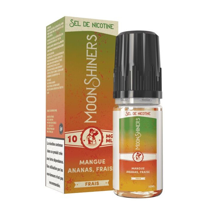 Mangue Ananas Fraise Moonshiners French Liquide 10ml | Kumo
