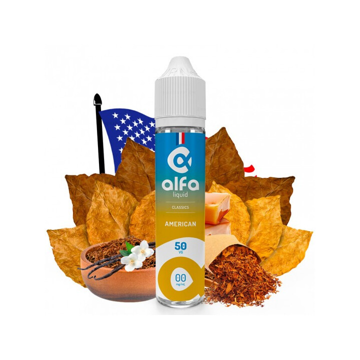 Américain Classics Alfaliquid 50ml - E-liquide France | Kumo