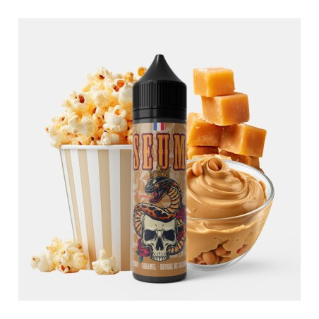 E-liquide Seum Bobble Popcorn Caramel Cacahuètes 50ml | Kumo