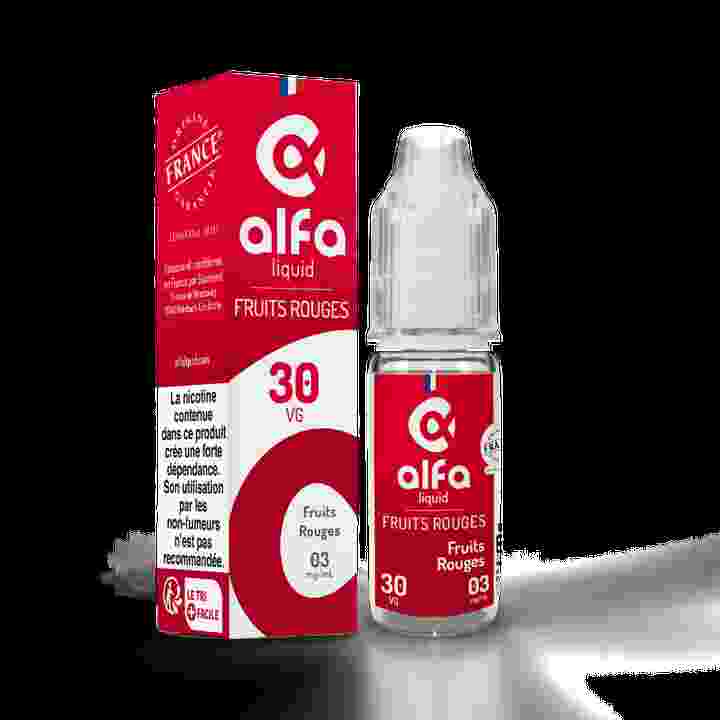 E-liquide Fruits Rouges Fruités Alfaliquid 10ml | Kumo