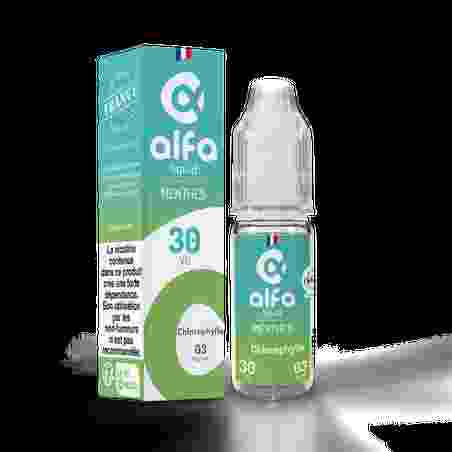Chlorophylle Menthe Alfaliquid 10ml | E-liquide Français | Kumo