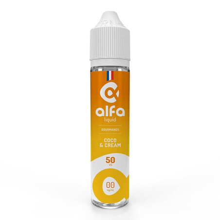 Coco Cream Alfaliquid 50ml - E-liquide Noix de Coco | Kumo