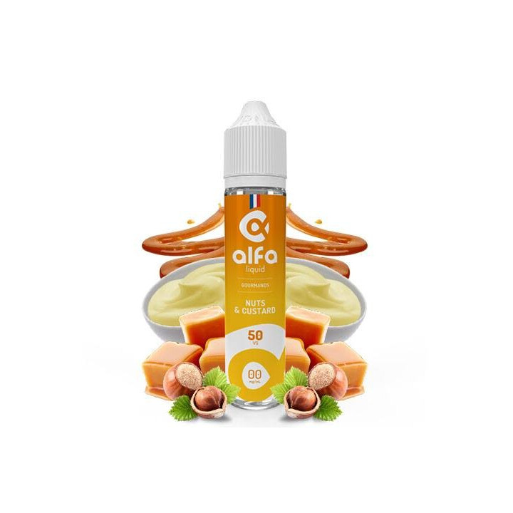 Nuts & Custard Alfaliquid 50ml - E-liquide Gourmand | Kumo