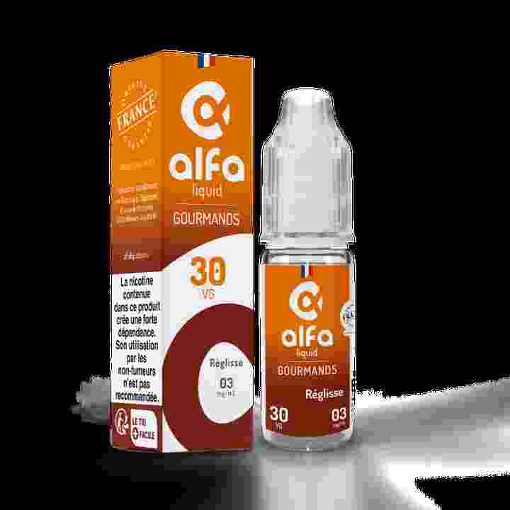 Réglisse Gourmands Alfaliquid 10ml | Kumo Vape
