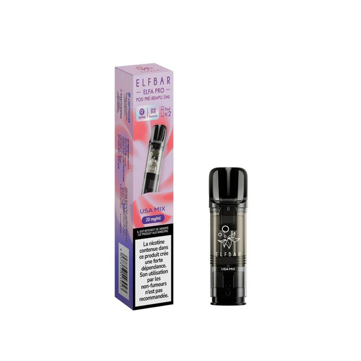 Cartouche Elfa Pro 2ml USA Mix Elfbar x2 | Kumo Vape