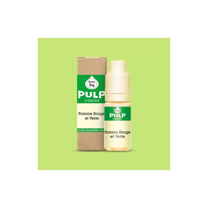 E-liquide Pomme Rouge et Verte Pulp 10ml | Kumo