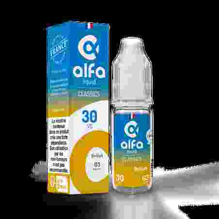British Classic Alfaliquid 10ml - E-liquide Français | Kumo