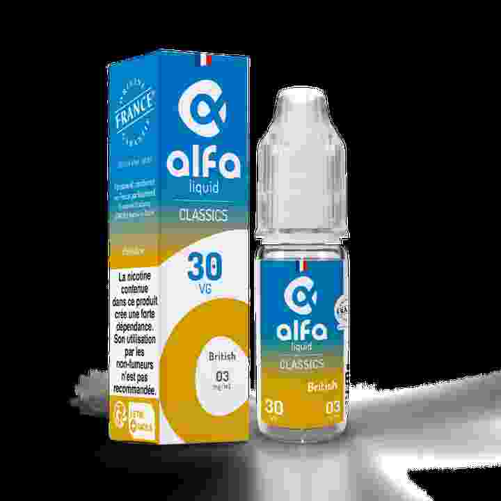 British Classic Alfaliquid 10ml - E-liquide Français | Kumo