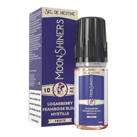 Logan Berry Framboise Myrtille Nic Salt Moonshiners 10ml | Kumo