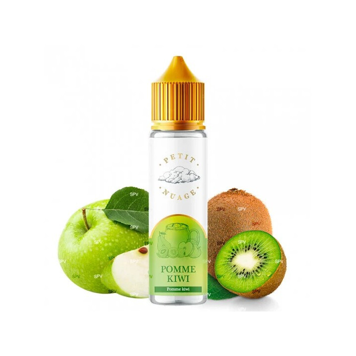 E-liquide Pomme Kiwi Petit Nuage 60ml | Fruité Rafraîchissant | Kumo
