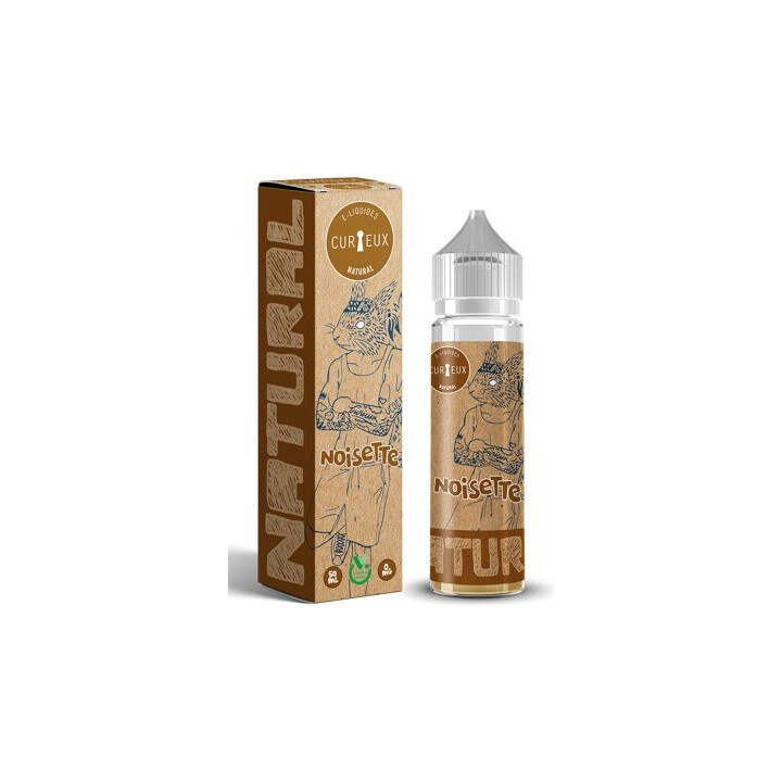 Noisette Natural Curieux 50ml - E-liquide Français | Kumo