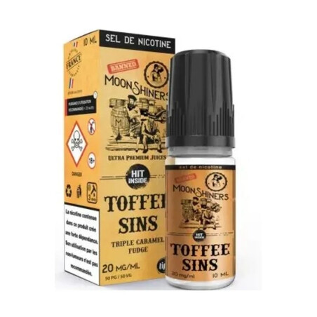 Toffee Sins Salt French Liquide 10ml Sels Nicotine | Kumo