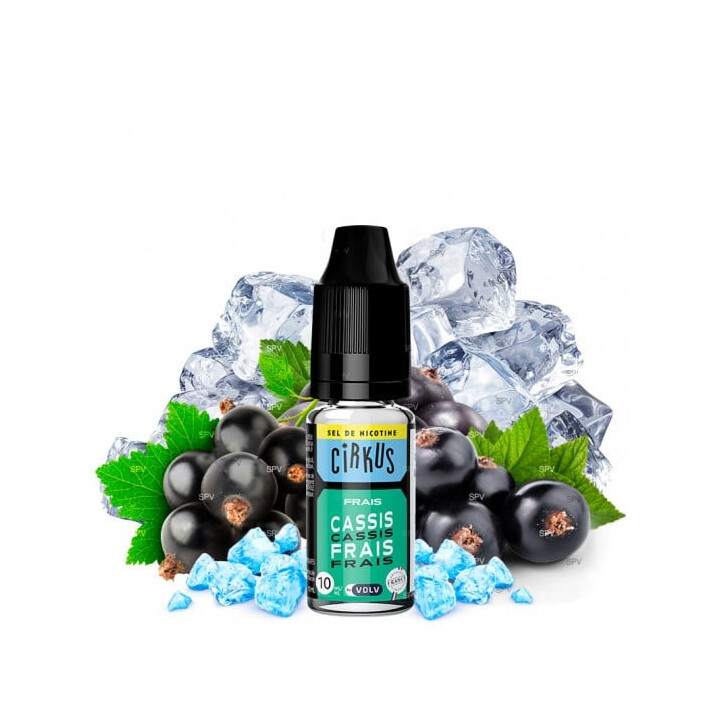 Cassis Frais Cirkus Salt VDLV 10ml - E-liquide Sels Nicotine | Kumo