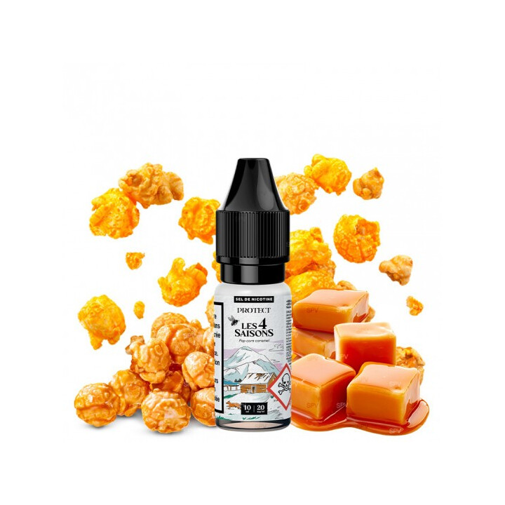 E-liquide Popcorn Caramel Protect Salt 10ml | Kumo Vape