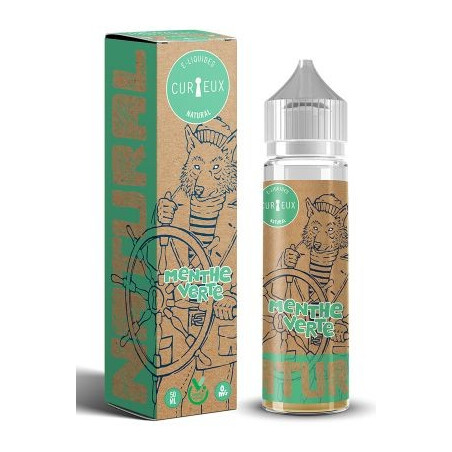 Menthe Verte Natural Curieux 50ml - E-liquide Frais | Kumo