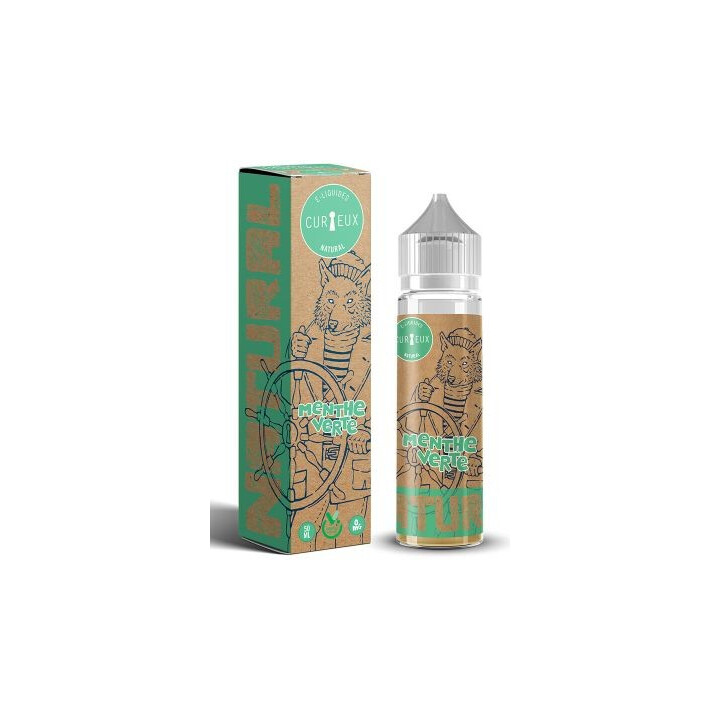 Menthe Verte Natural Curieux 50ml - E-liquide Frais | Kumo