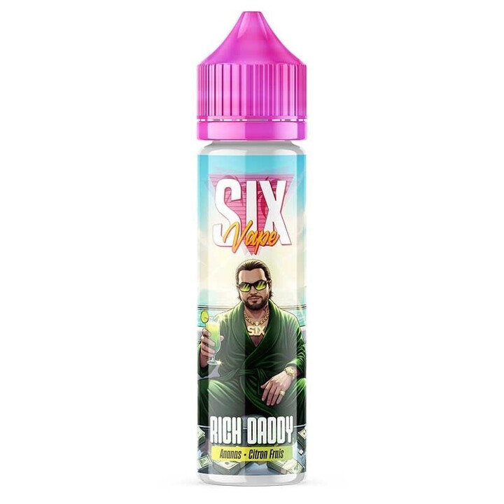 Rich Daddy Six Vape 50ml - E-liquide Fruité Gourmand | Kumo