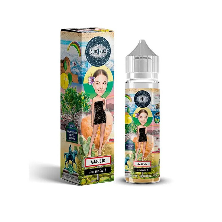 Ajaccio Les Mains 50ml - E-liquide Curieux Edition Hexagone | Kumo