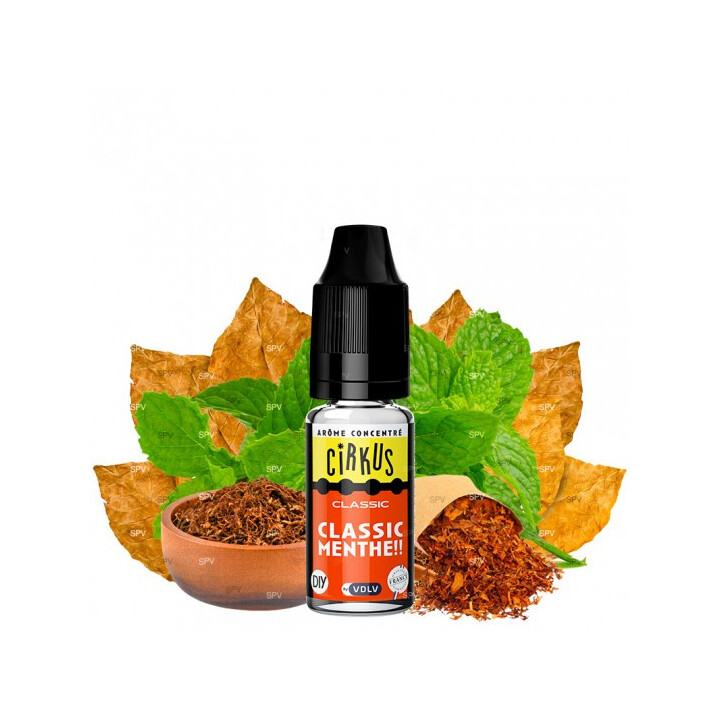 Arôme Menthe Classic CIRKUS VDLV 10ml - Concentré DIY | Kumo
