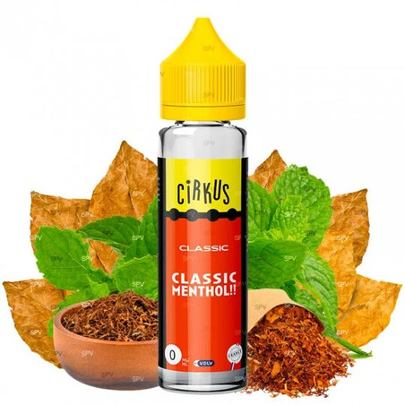 Classic Menthol Cirkus 50 ml - E-liquide Menthe | Kumo