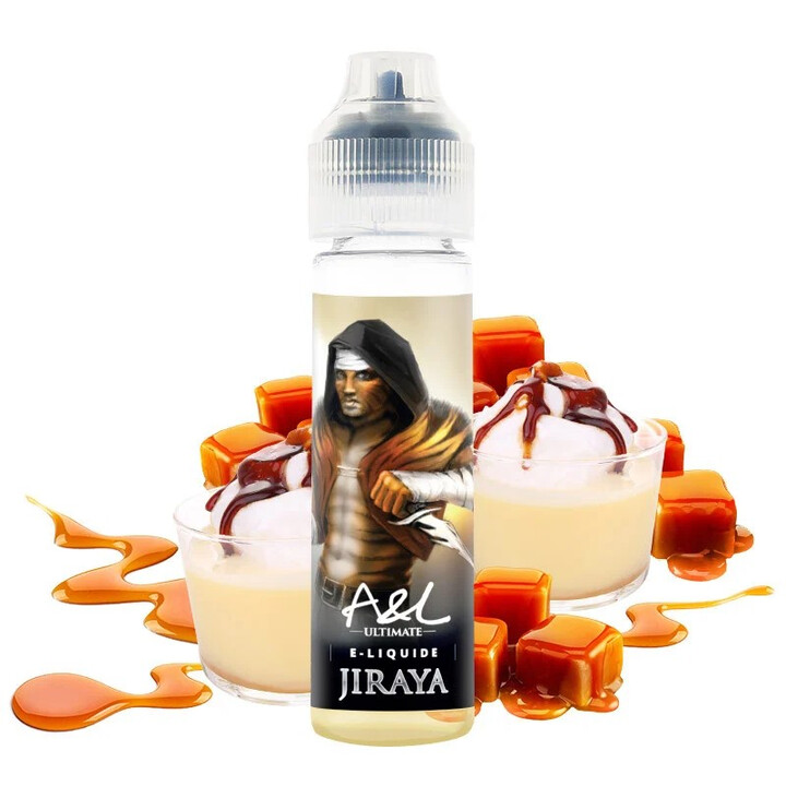 Jiraya Ultimate 50ml - E-liquide Île Flottante Caramel | Kumo