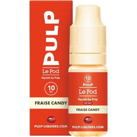 FRAISE CANDY POD BY PULP NIC SALT PULP 10 ML