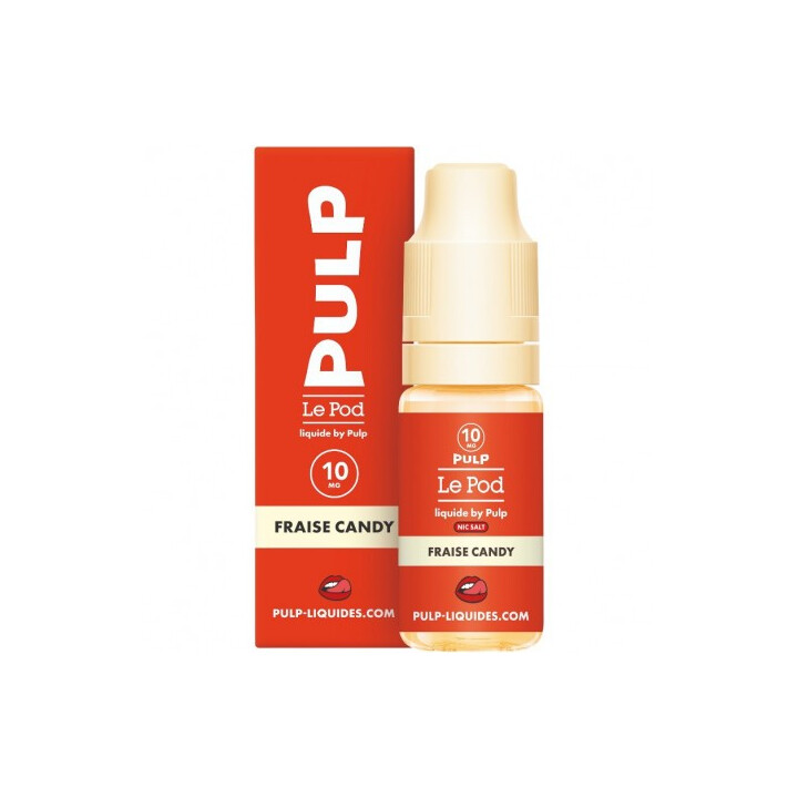 FRAISE CANDY POD BY PULP NIC SALT PULP 10 ML